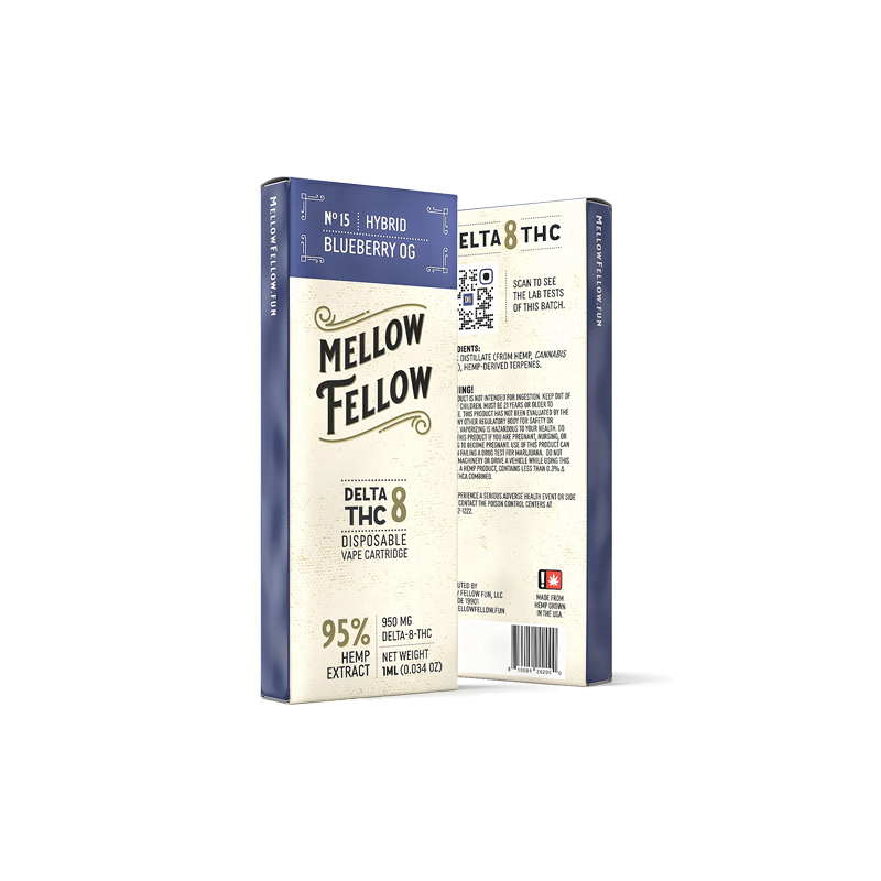 Mellow Fellow D8 Disposable Vapes 1g | Premium Cannabis Products